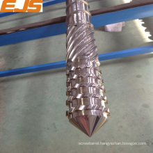 Manufacturing screw barrel for PVC film extrusion